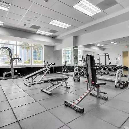 Ferienwohnung Brickell Key Gem: Stylish 1-Bed W/ Free Parking Miami Exterior foto